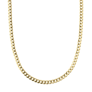 14K Yellow Gold 5mm Miami Cuban 24 Chain with Lobster Lock